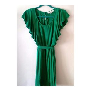 Forever 21 Emerald Green Wrap Dress Size Medium